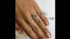 3.20 Ct Real Diamond Ring Natural Morganite Gemstone Platinum Rings Size 6 7